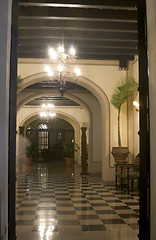 Image showing lobby old hotel