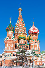 Image showing Saint Basil Cathedral  in Moscow