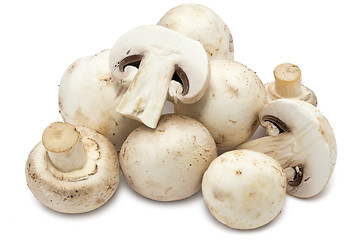 Image showing Champignon mushrooms