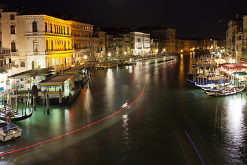 Image showing Venice at night