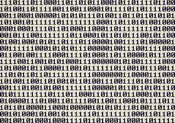 Image showing Vintage look Binary