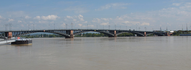 Image showing Rhine river in Mainz