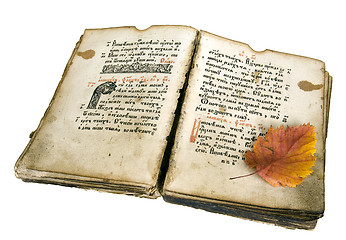 Image showing The ancient book