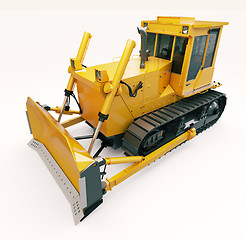 Image showing Heavy crawler bulldozer 