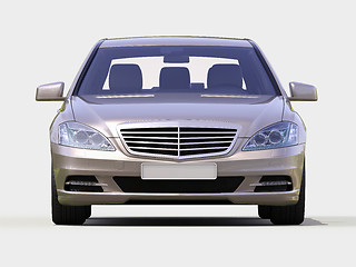 Image showing Modern luxury executive car