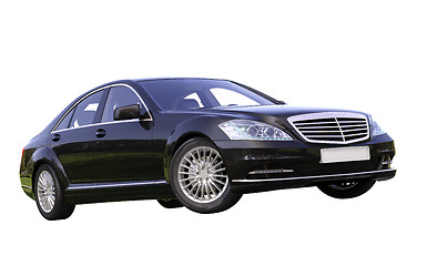 Image showing Modern luxury executive car