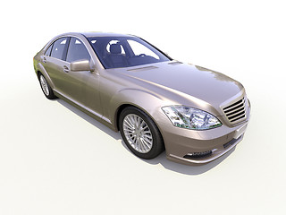 Image showing Modern luxury executive car