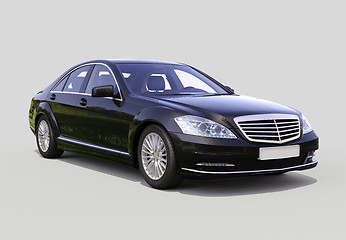 Image showing Modern luxury executive car