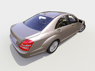 Image showing Modern luxury executive car