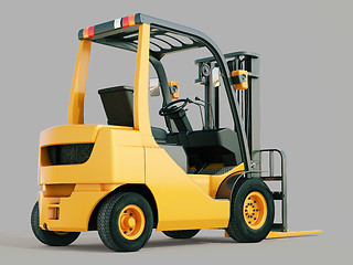 Image showing Forklift truck