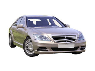 Image showing Modern luxury executive car