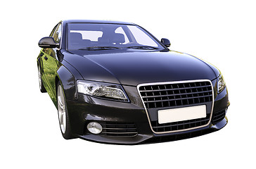 Image showing Modern luxury car isolated