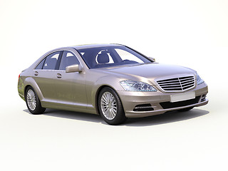 Image showing Modern luxury executive car