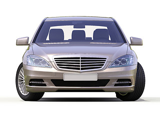 Image showing Modern luxury executive car