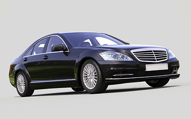 Image showing Modern luxury executive car