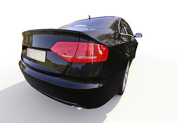 Image showing Modern car on a light background