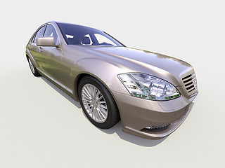 Image showing Modern luxury executive car