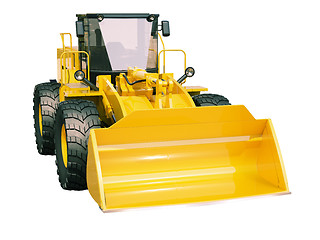 Image showing Front loader isolated