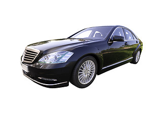 Image showing Modern luxury executive car