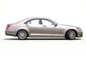 Image showing Modern luxury executive car