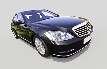 Image showing Modern luxury executive car