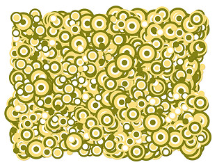 Image showing Vintage circles background. From The Business background series