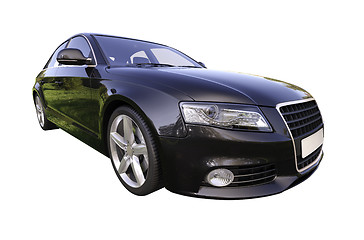 Image showing Modern luxury car isolated