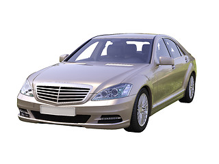 Image showing Modern luxury executive car