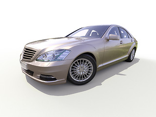 Image showing Modern luxury executive car