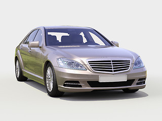 Image showing Modern luxury executive car