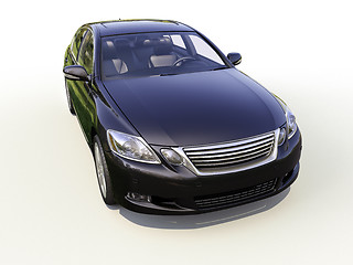 Image showing Modern car on a light background