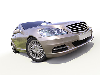 Image showing Modern luxury executive car