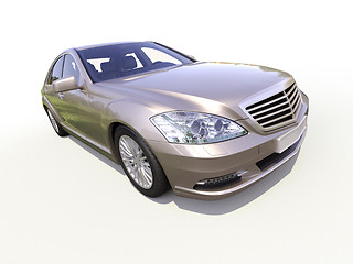 Image showing Modern luxury executive car