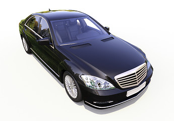 Image showing Modern luxury executive car