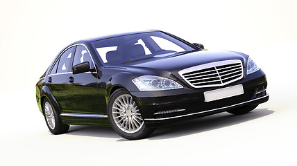 Image showing Modern luxury executive car