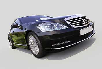 Image showing Modern luxury executive car