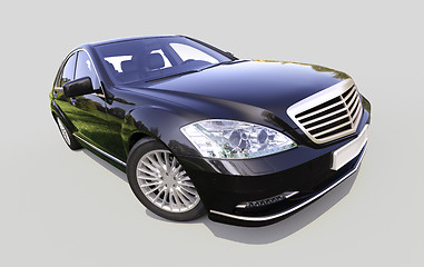 Image showing Modern luxury executive car