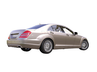 Image showing Modern luxury executive car