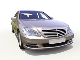 Image showing Modern luxury executive car