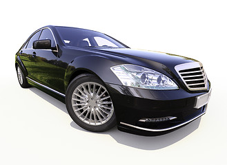 Image showing Modern luxury executive car