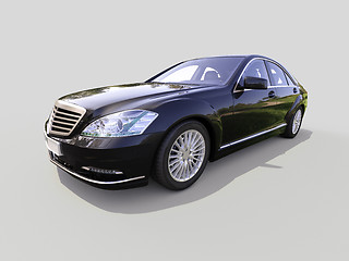 Image showing Modern luxury executive car