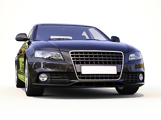 Image showing Modern car on a light background