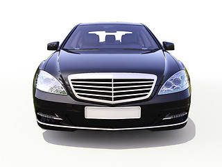 Image showing Modern luxury executive car