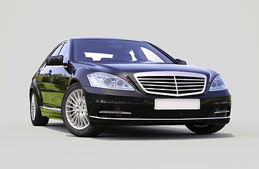 Image showing Modern luxury executive car