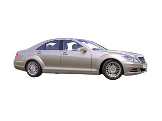 Image showing Modern luxury executive car