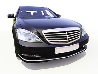 Image showing Modern luxury executive car