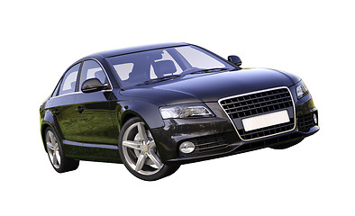 Image showing Modern luxury car isolated