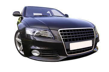 Image showing Modern luxury car isolated