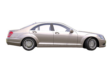 Image showing Modern luxury executive car