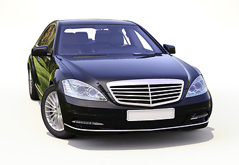 Image showing Modern luxury executive car